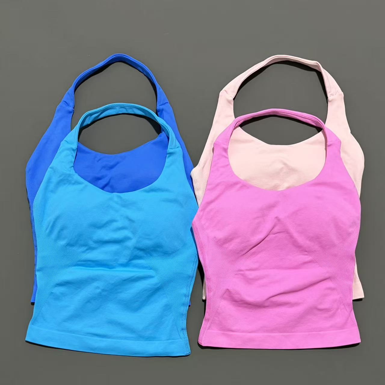 Sports Gym Halter Top Woman Se - Suspender Tank Top のレビューと価格