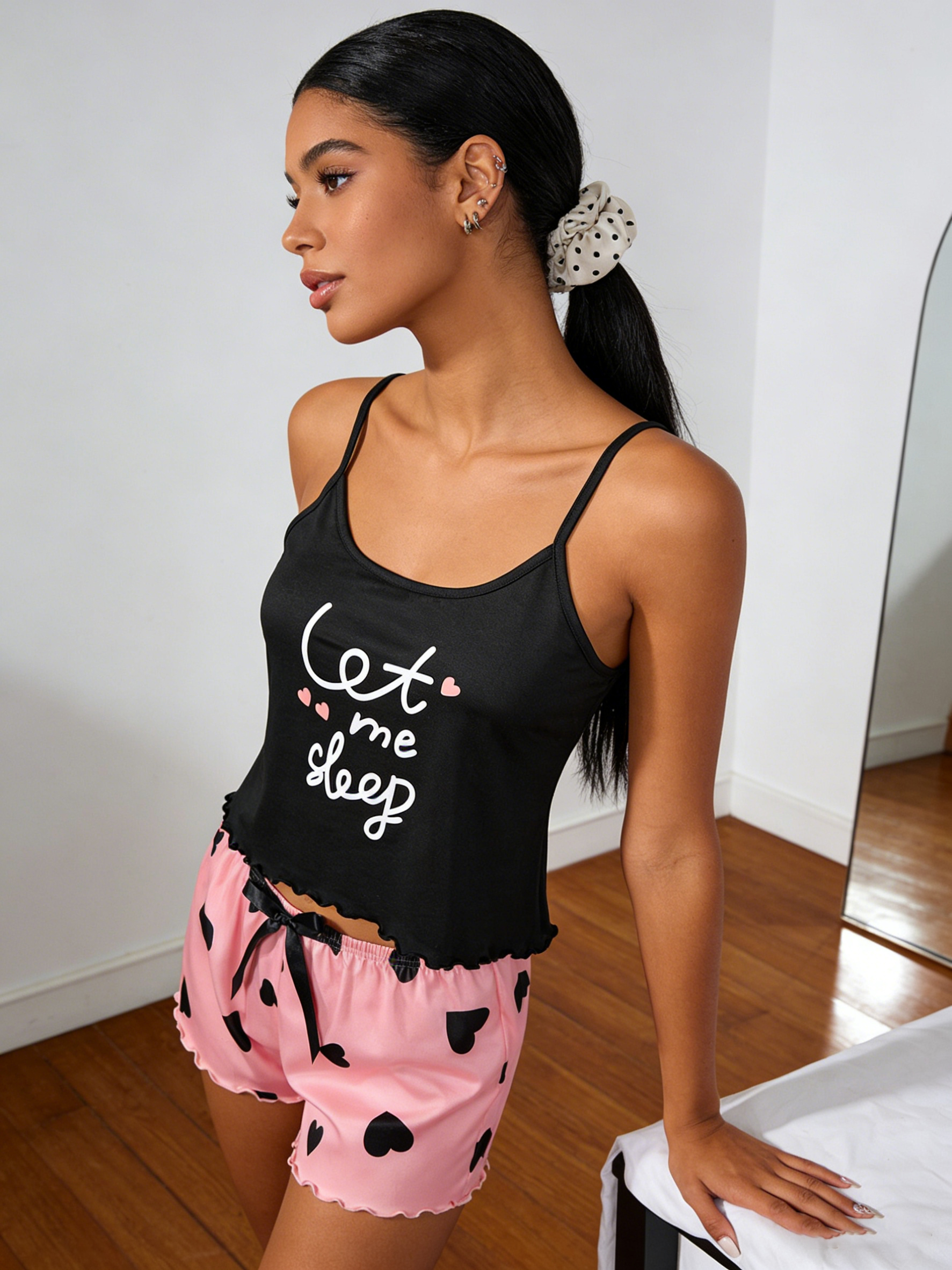 Spring Summer Fall Women Pajam - Suspender Tank Top のレビューと価格