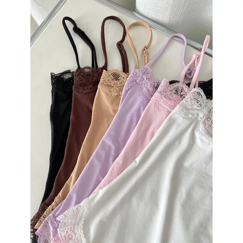 Women's Square Neck Lace Bodys - Suspender Tank Top のレビューと価格