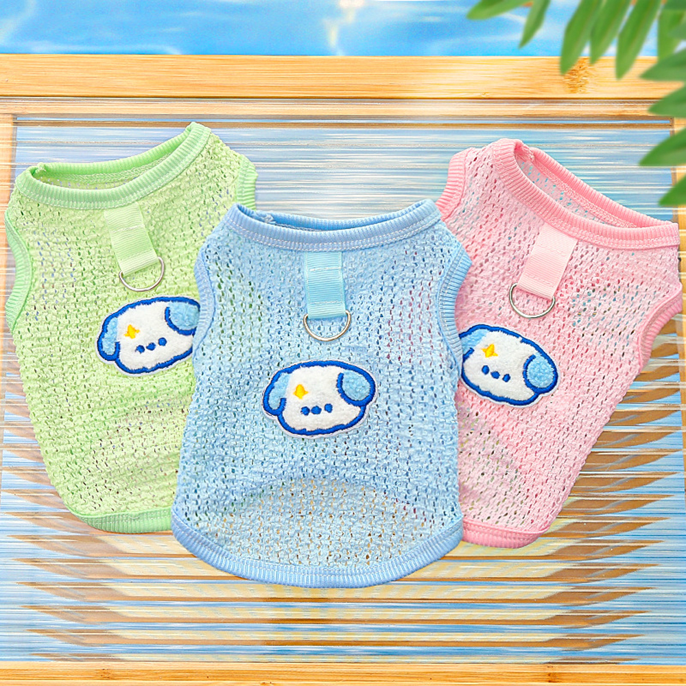 Cute Dog Cooling Vest Solid Br - Sleeveless Undershirt のレビューと価格