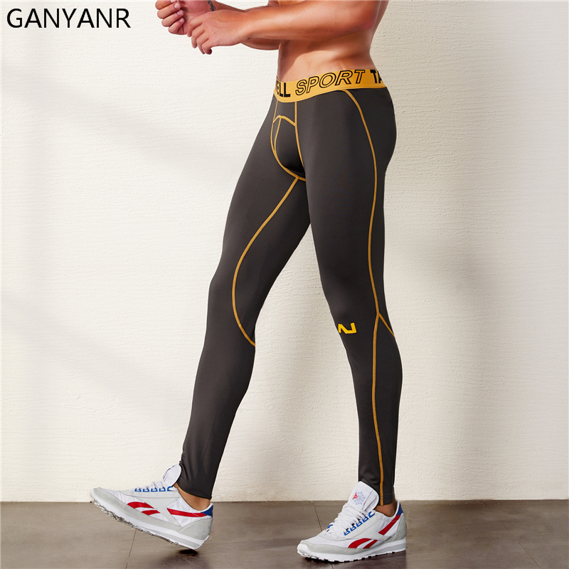 GANYANR Running Tights Men Spo - Compression Long Pant のレビューと価格