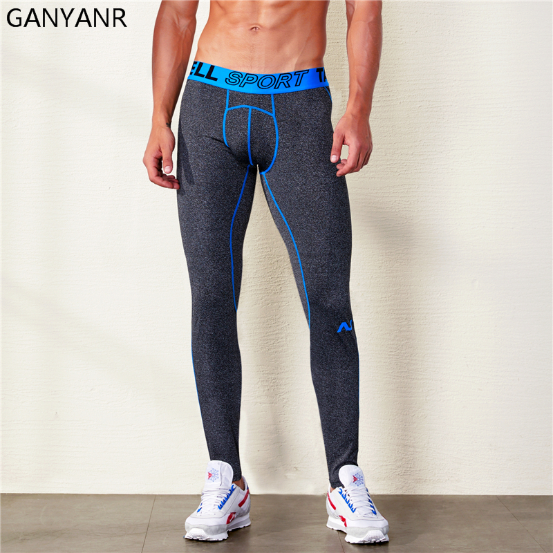 GANYANR Running Tights Men Spo - Compression Long Pant のレビューと価格