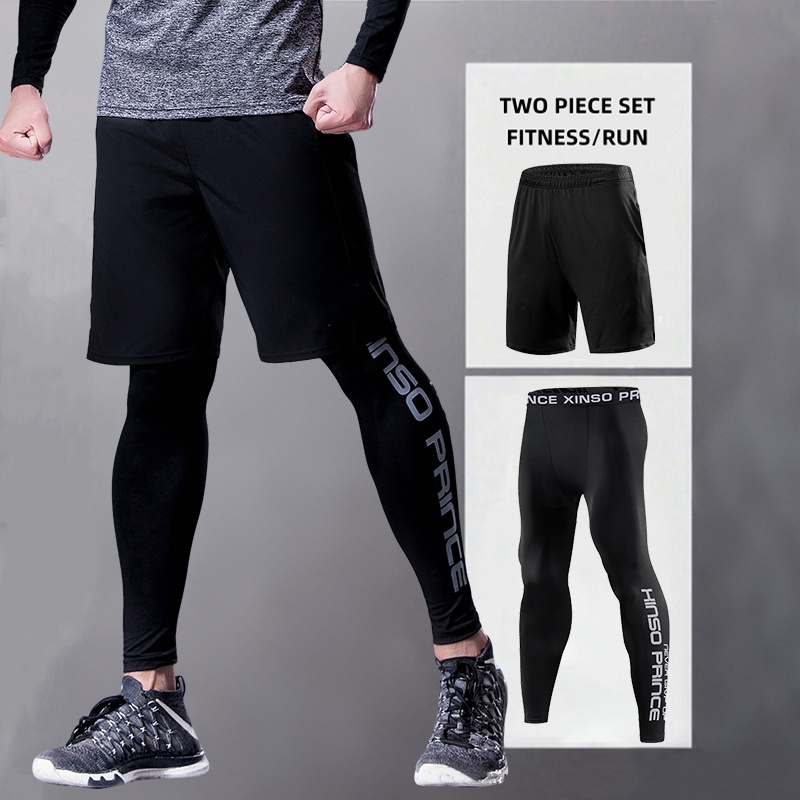 Men's Sports Running Trousers  - Compression Long Pant のレビューと価格