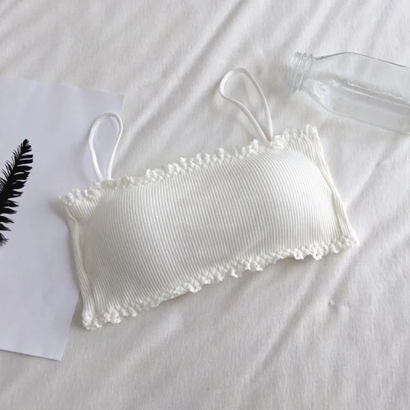 Women's Cotton Bra Female Tube - Suspender Tank Top のレビューと価格
