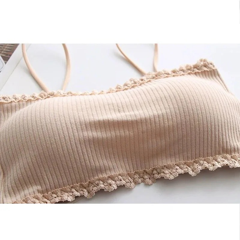 Women's Cotton Bra Female Tube - Suspender Tank Top のレビューと価格